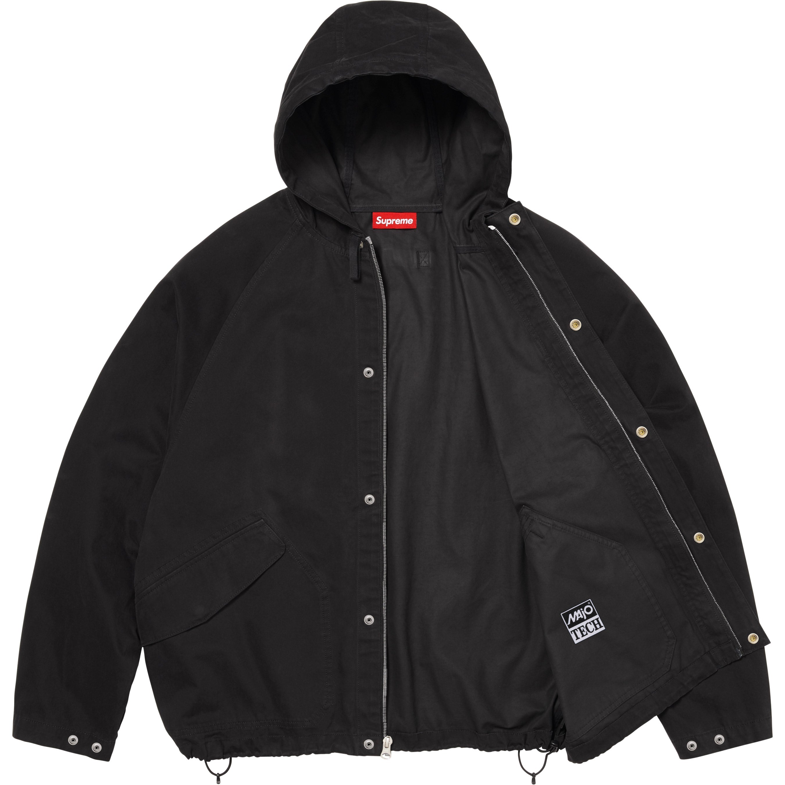 Hooded Raglan Jacket view 19